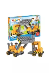  Klocki konstrukcyjne, Plac budowy, 43 el., 2+