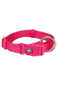 Obroża Premium, S-M: 30-45 cm/15 mm, fuksja