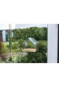 Karmnik przezroczysty na szybę, 15 x 15 x 6 cm