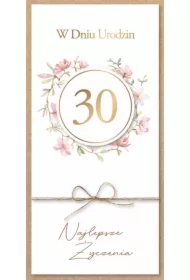 Karnet Urodziny 30