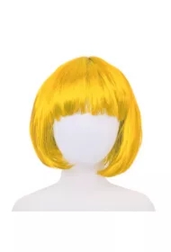 Peruka bob żółta