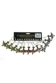 Brelok samolot metalowy