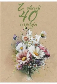 Kartka okolicznościowa Urodziny 40