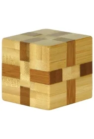 Łamigłówka 3D Bamboo Cube poziom 3/4
