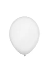 Balony pastel White 23 cm
