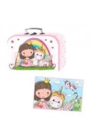 Puzzle 24 el. Lillie i Ellie w walizce