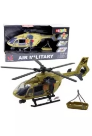 Helikopter wojskowy + hak + nosze + światła 1:14