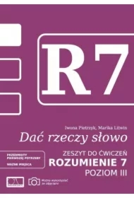 Dać rzeczy słowo. Rozumienie 7 - poziom 3
