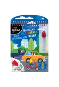 Magiczna wielorazowa kolorowanka wodna Pojazdy
