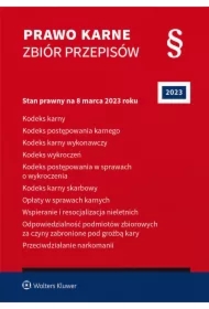 Kodeks karny. Kodeks postępowania karnego. Kodeks karny wykonawczy. Kodeks wykroczeń. Kodeks postępowania w sprawach o wykroczenia. Kodeks karny skarbowy. Opłaty w sprawach karnych. Wspieranie i resocjalizacja nieletnich