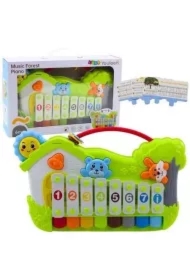 Pianinko leśne z nutami