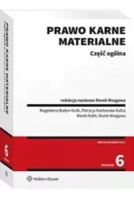 Prawo karne materialne. Część ogólna w.6