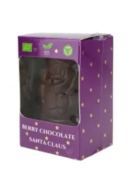 Mikołaj z czekolady jagodowej z witaminą C z aceroli bez dodatku cukru