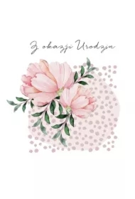 Karnet Swarovski kwadrat CL4506_PO Z okazji Urodzi