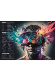 Mata na biurko z nadrukiem fullcolor