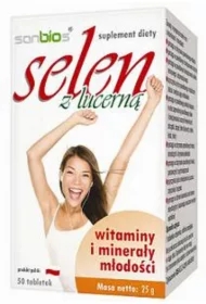 Selen z lucerną Suplement diety