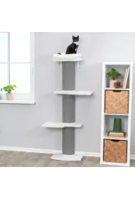 Drapak stojący Acadia, mocowany do ściany, 160 cm, szary