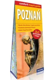 Poznań laminowany map and guide 2w1 przewodnik i mapa