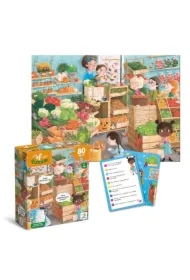 Puzzle 80 el. Look&Find Dary jesieni