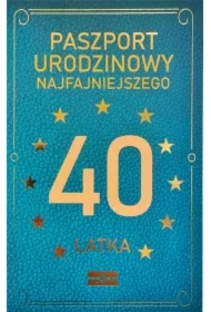 Karnet Urodzinowy 40 JCX-037