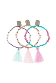 Bransoletki z chwostem pastelowe Zara