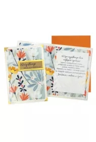 Karnet B6 Najlepsze życzenia kwiaty