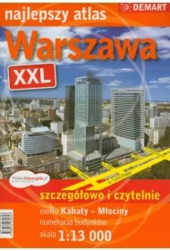 Warszawa atlas miasta XXL 1:13 000