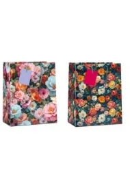Torba prezentowa Flower 23x18x10cm MIX