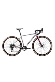 Rower gravelowy BOREAS 2 2024 jasnografitowo-bordowy 52 M