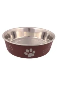 Miska metalowa z plastikową powłoką, o 21 cm