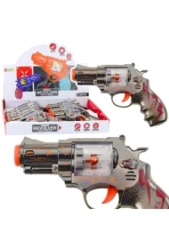 Rewolwer magazynek z kulkami światłem i dźwiękiem