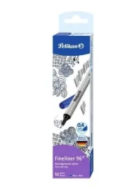 Cienkopis Fineliner 96 0,4mm niebieski (10 szt)