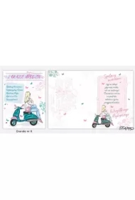 Karnet Grande + koperta wzór nr 06 Urodziny