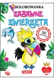 Kolorowanka Zabawne zwierzęta
