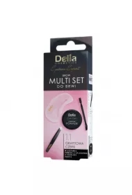 Zestaw Brow Multi Set do brwi pomada do brwi 1.1  + pęseta + szczoteczka do brwi + aplikator