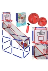 Koszykówka gra zręcznościowa sportowa przenośna basketball 2 piłki pompka