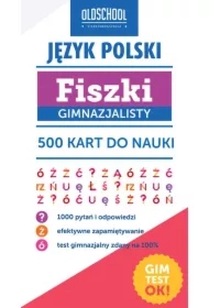 Język polski. Fiszki gimnazjalisty. 500 kart do nauki