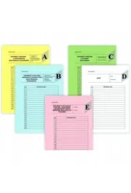 Przekładki do akt osobowych A4 "ABCDE"