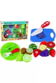 Zestaw owoców do krojenia z akcesoriami