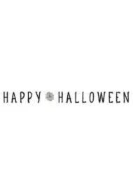 Girlanda Happy Halloween papier 180x15cm