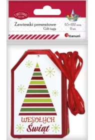 Zawieszki prezentowe metaliczne