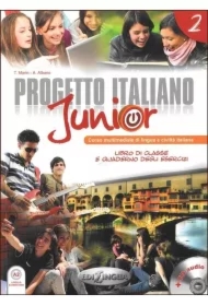 Progetto italiano junior 2 podręcznik + ćwiczenia + Audio CD
