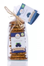 Ciastka jaglane z czarną porzeczką