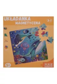 Magnetyczna Układanka 3W1 Świat Zwierząt Dla Dzieci 5+