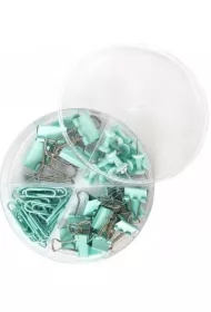 Zestaw biurowy miętowy