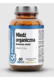 Miedź organiczna (2 mg) bezglutenowa - suplement diety