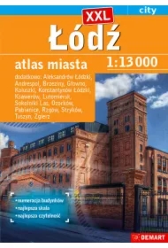 Atlas miasta Łódź +15 XXL 1:13 000