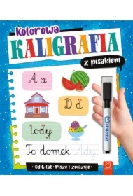 Kolorowa kaligrafia z pisakiem