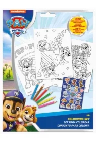 Zestaw do kolorowania z naklejkami Paw Patrol PW20005