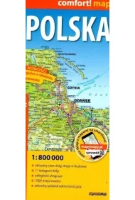 comfort!map Mapa samochodowo-administracyjna Polska 1:800 000